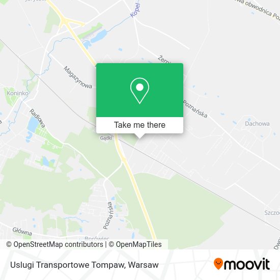 Uslugi Transportowe Tompaw map