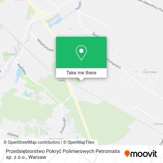 Przedsiębiorstwo Pokryć Polimerowych Petromatix sp. z o.o. map