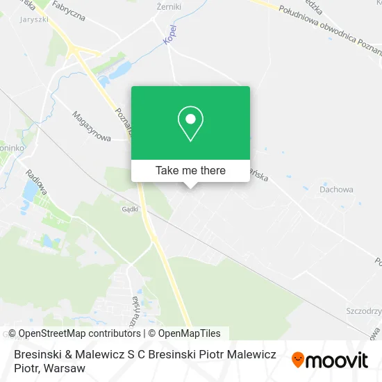Карта Bresinski & Malewicz S C Bresinski Piotr Malewicz Piotr