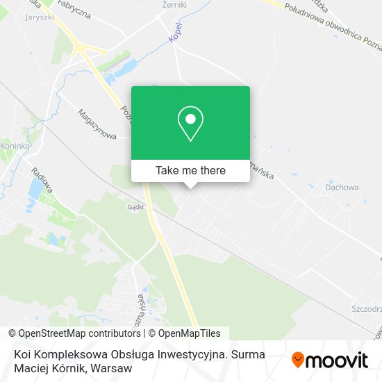 Koi Kompleksowa Obsługa Inwestycyjna. Surma Maciej Kórnik map