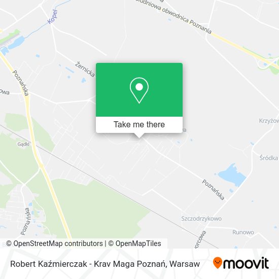 Robert Kaźmierczak - Krav Maga Poznań map