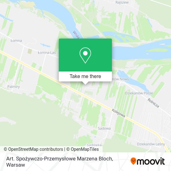 Art. Spożywczo-Przemysłowe Marzena Bloch map