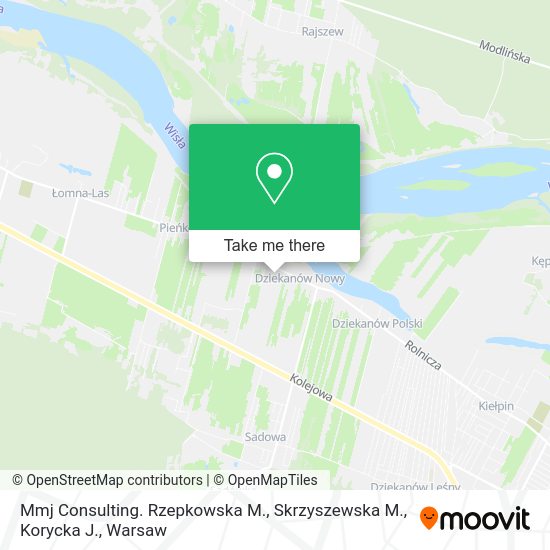 Карта Mmj Consulting. Rzepkowska M., Skrzyszewska M., Korycka J.