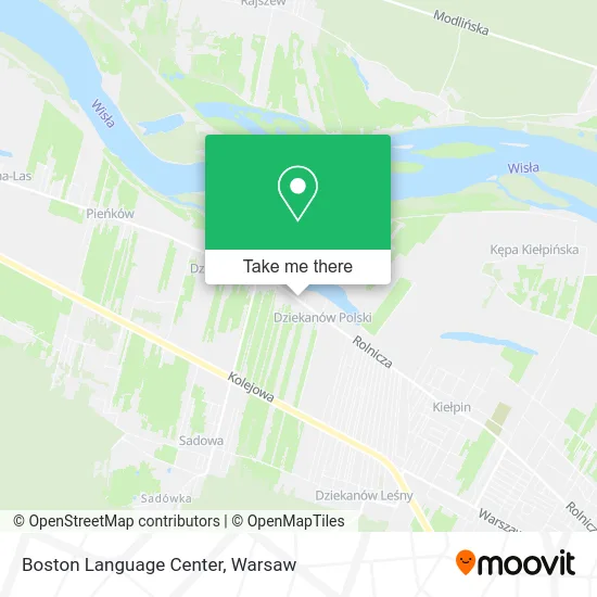 Boston Language Center map