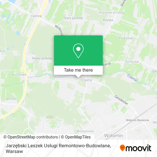 Jarzębski Leszek Usługi Remontowo-Budowlane map