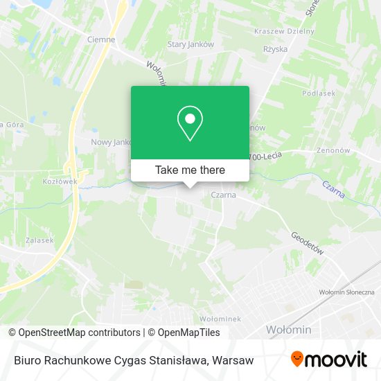 Biuro Rachunkowe Cygas Stanisława map