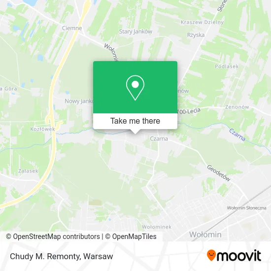 Карта Chudy M. Remonty