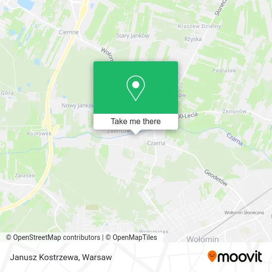 Janusz Kostrzewa map