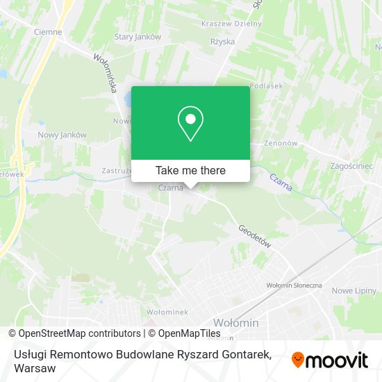 Usługi Remontowo Budowlane Ryszard Gontarek map