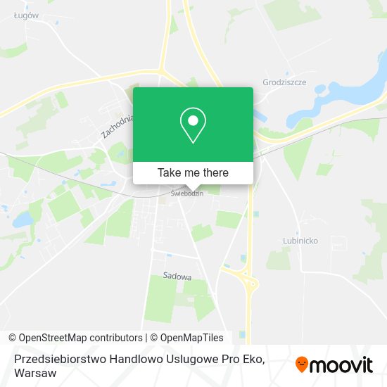 Przedsiebiorstwo Handlowo Uslugowe Pro Eko map