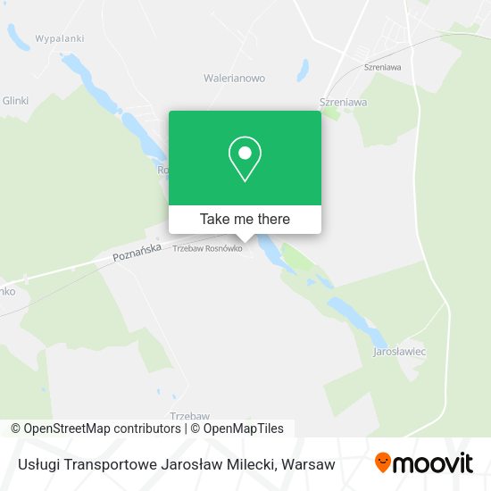 Usługi Transportowe Jarosław Milecki map