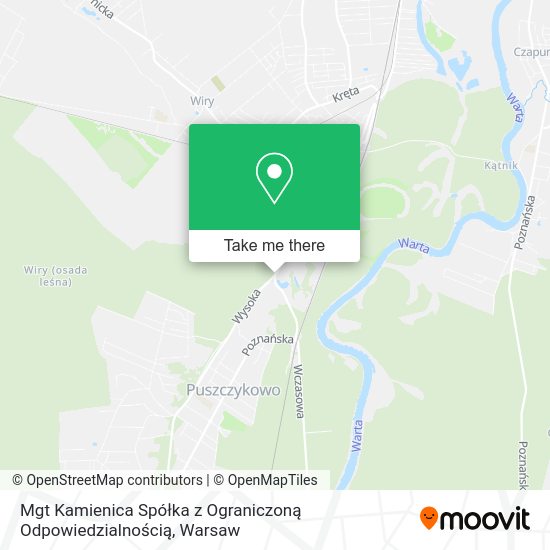 Mgt Kamienica Spółka z Ograniczoną Odpowiedzialnością map