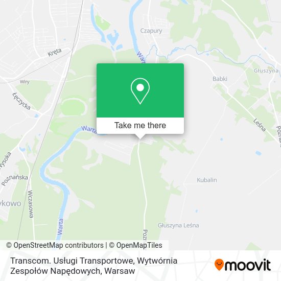 Transcom. Usługi Transportowe, Wytwórnia Zespołów Napędowych map