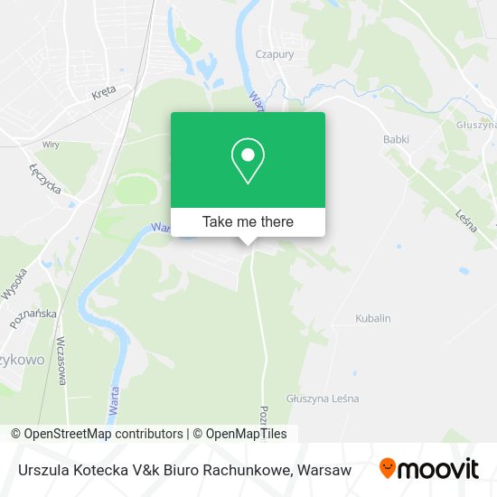 Urszula Kotecka V&k Biuro Rachunkowe map