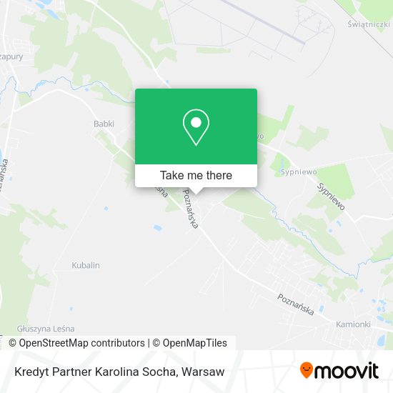 Kredyt Partner Karolina Socha map