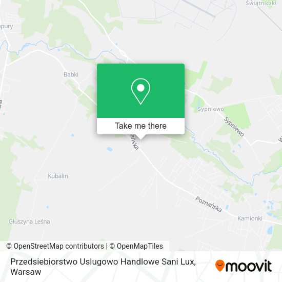 Przedsiebiorstwo Uslugowo Handlowe Sani Lux map