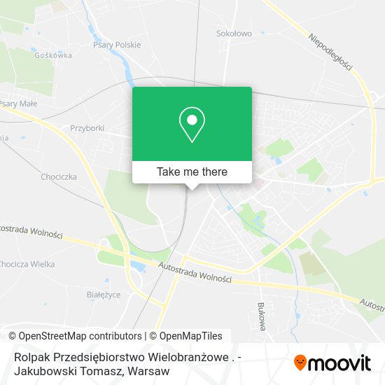 Rolpak Przedsiębiorstwo Wielobranżowe . -Jakubowski Tomasz map