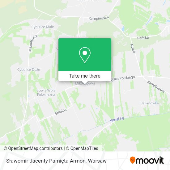 Sławomir Jacenty Pamięta Armon map