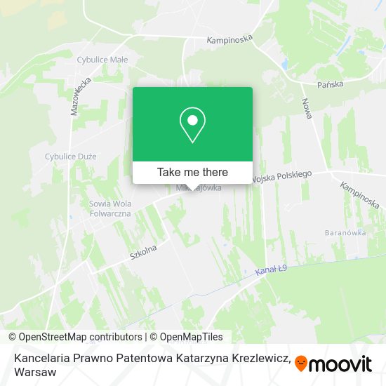 Kancelaria Prawno Patentowa Katarzyna Krezlewicz map