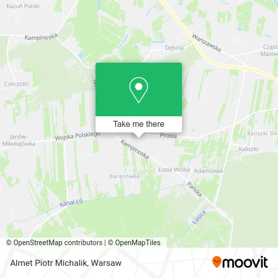 Almet Piotr Michalik map