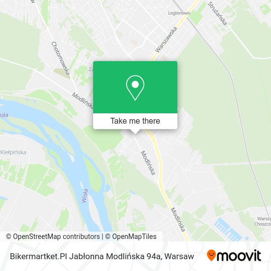 Bikermartket.Pl Jabłonna Modlińska 94a map