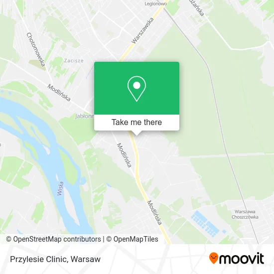 Przylesie Clinic map