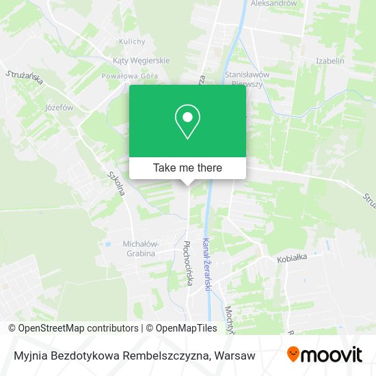 Карта Myjnia Bezdotykowa Rembelszczyzna