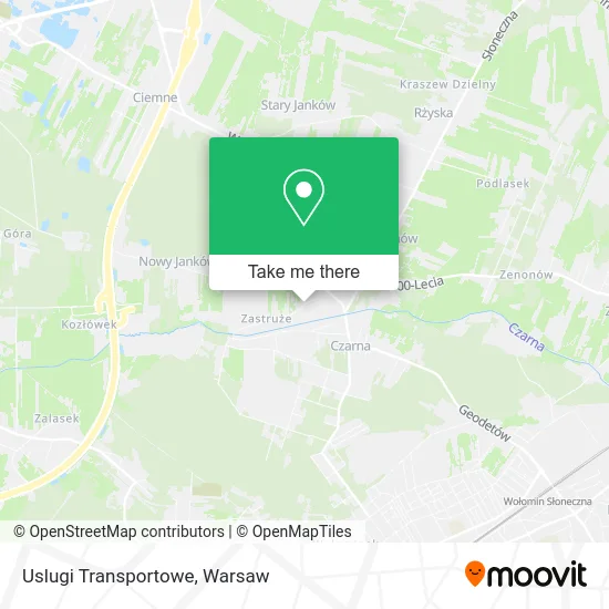 Uslugi Transportowe map