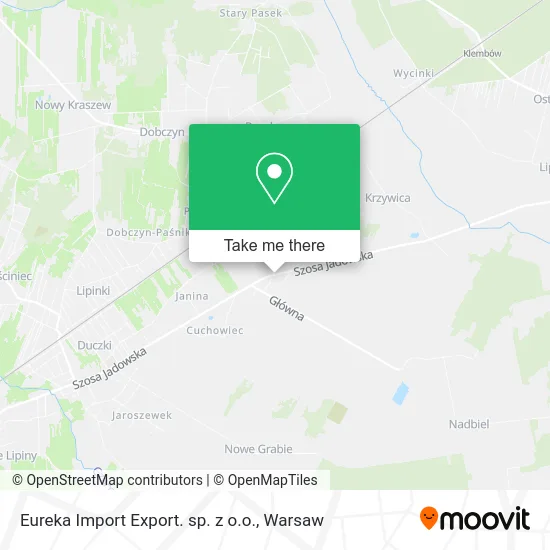 Карта Eureka Import Export. sp. z o.o.