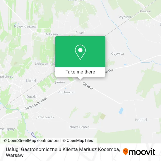Usługi Gastronomiczne u Klienta Mariusz Kocemba map