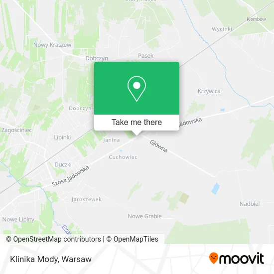 Карта Klinika Mody