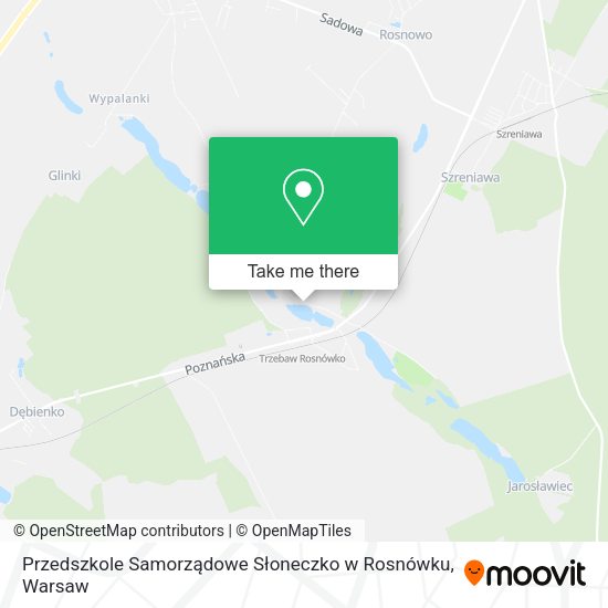 Przedszkole Samorządowe Słoneczko w Rosnówku map