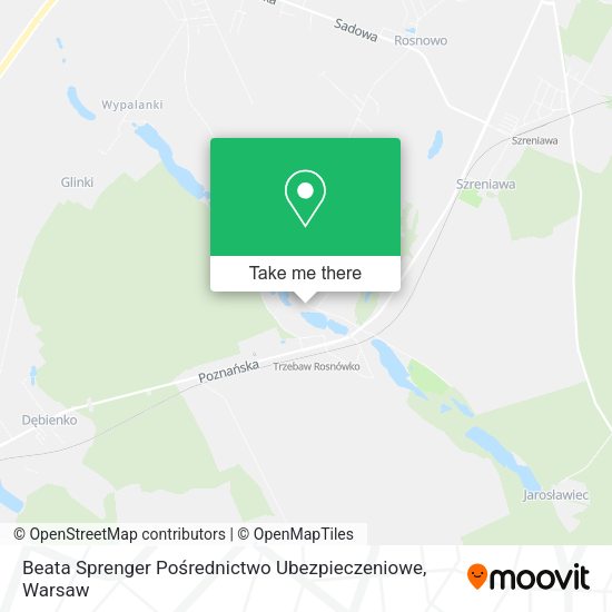 Beata Sprenger Pośrednictwo Ubezpieczeniowe map