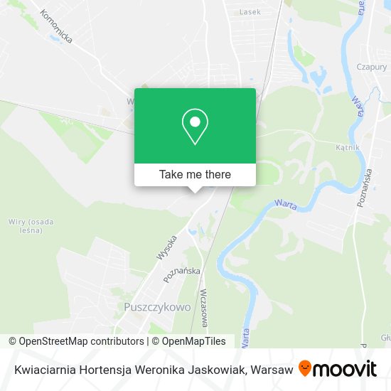 Kwiaciarnia Hortensja Weronika Jaskowiak map