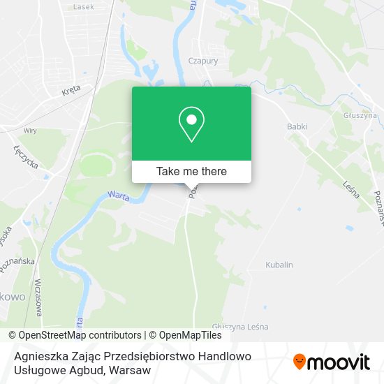 Agnieszka Zając Przedsiębiorstwo Handlowo Usługowe Agbud map