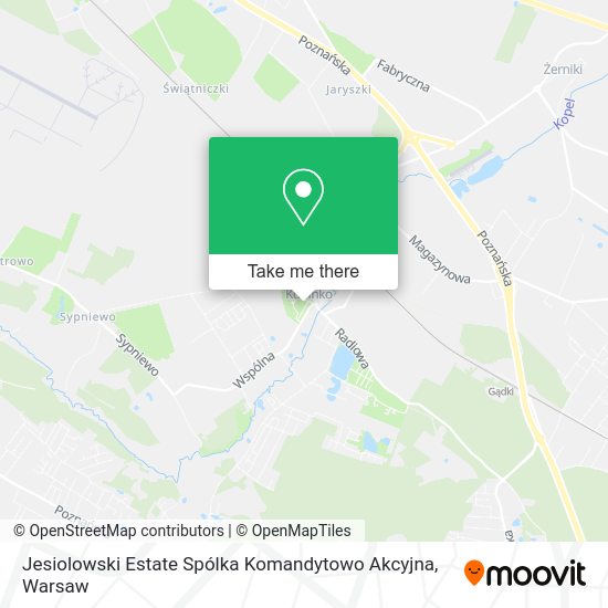 Jesiolowski Estate Spólka Komandytowo Akcyjna map