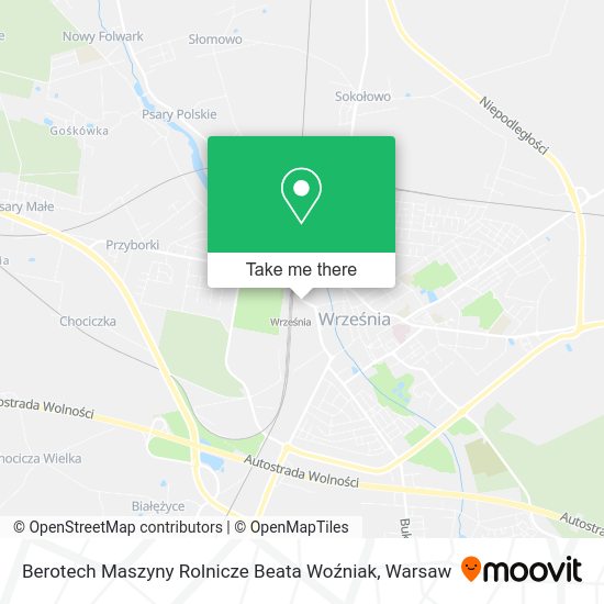 Berotech Maszyny Rolnicze Beata Woźniak map