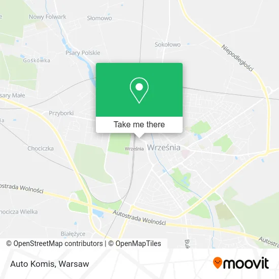 Карта Auto Komis