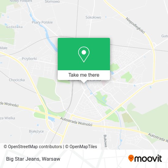 Big Star Jeans map