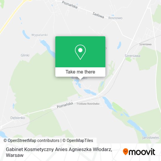 Gabinet Kosmetyczny Anies Agnieszka Włodarz map