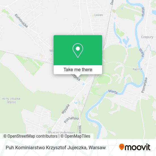 Puh Kominiarstwo Krzysztof Jujeczka map