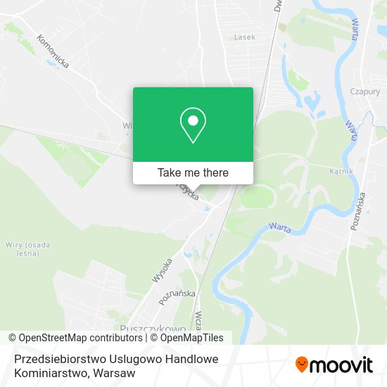 Przedsiebiorstwo Uslugowo Handlowe Kominiarstwo map