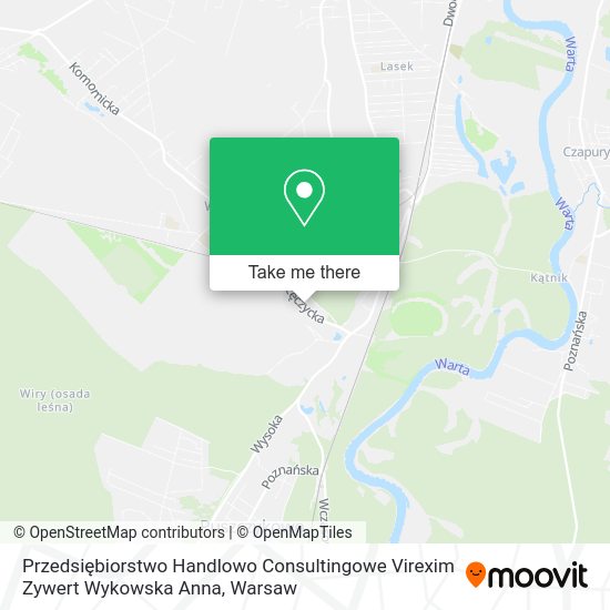 Przedsiębiorstwo Handlowo Consultingowe Virexim Zywert Wykowska Anna map