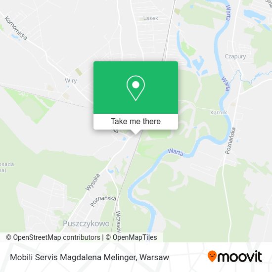 Mobili Servis Magdalena Melinger map