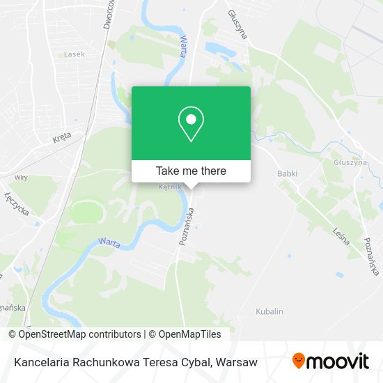 Kancelaria Rachunkowa Teresa Cybal map