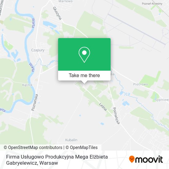 Firma Usługowo Produkcyjna Mega Elżbieta Gabryelewicz map