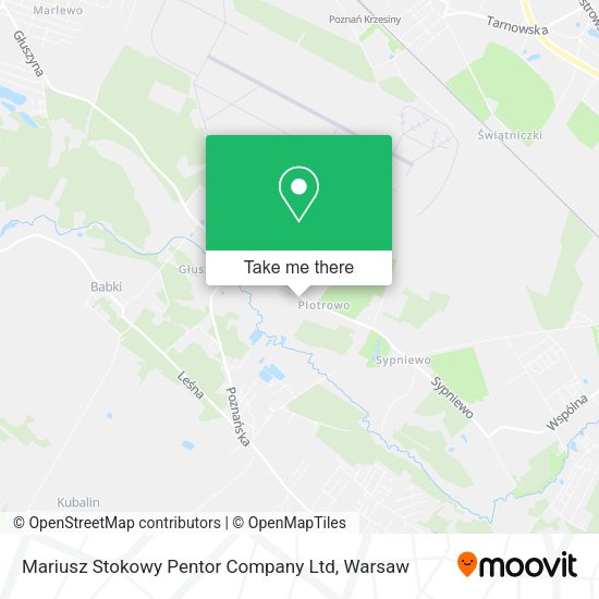 Mariusz Stokowy Pentor Company Ltd map