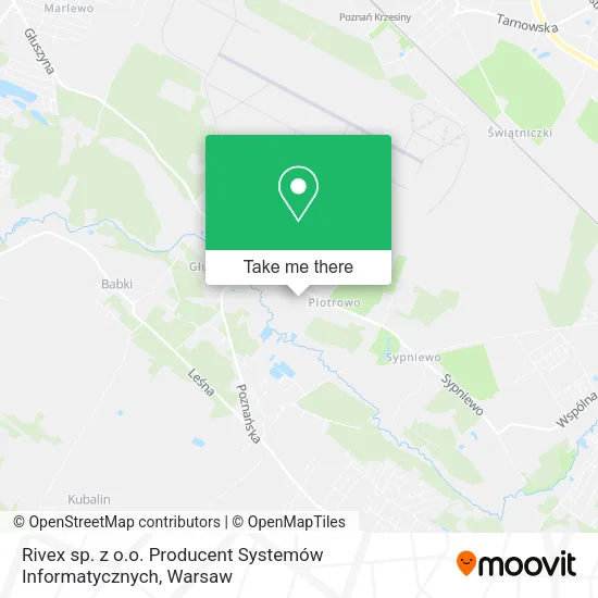 Карта Rivex sp. z o.o. Producent Systemów Informatycznych