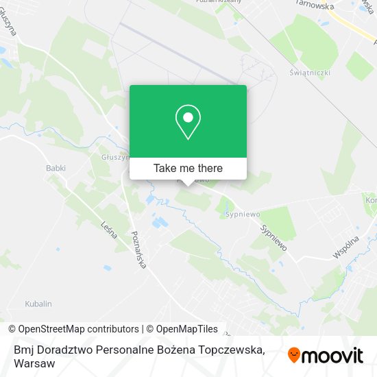 Bmj Doradztwo Personalne Bożena Topczewska map