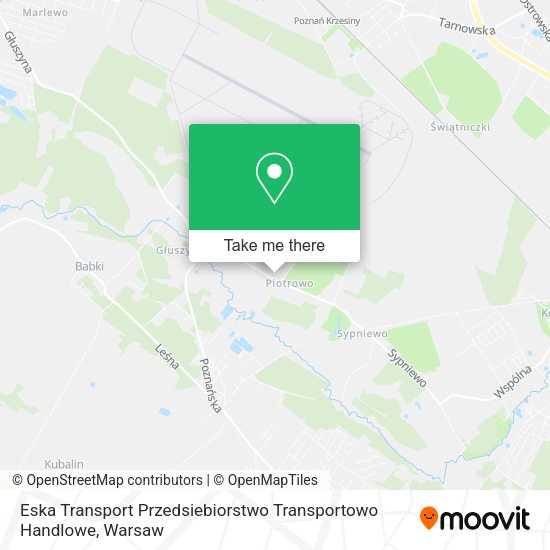 Карта Eska Transport Przedsiebiorstwo Transportowo Handlowe